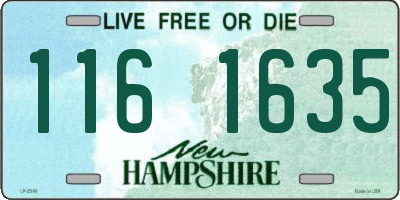 NH license plate 1161635