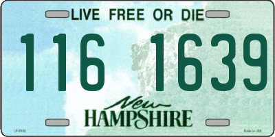 NH license plate 1161639