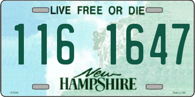 NH license plate 1161647