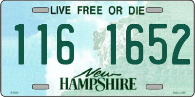 NH license plate 1161652