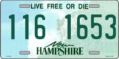NH license plate 1161653