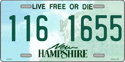 NH license plate 1161655