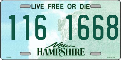 NH license plate 1161668