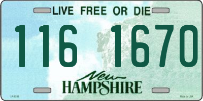 NH license plate 1161670