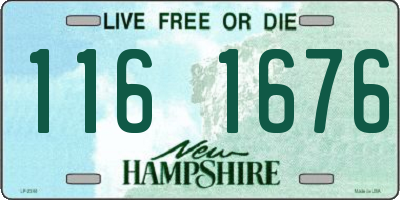 NH license plate 1161676