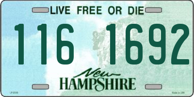 NH license plate 1161692