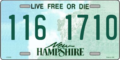 NH license plate 1161710