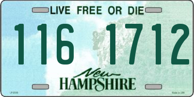 NH license plate 1161712