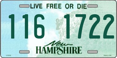NH license plate 1161722