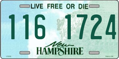 NH license plate 1161724