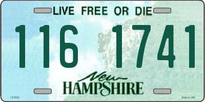 NH license plate 1161741