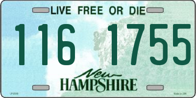 NH license plate 1161755