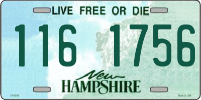 NH license plate 1161756