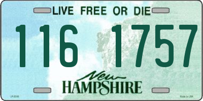 NH license plate 1161757