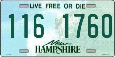 NH license plate 1161760