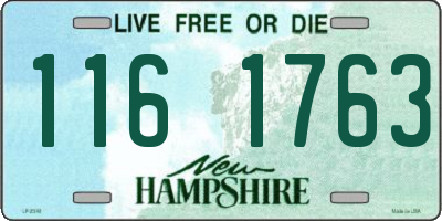 NH license plate 1161763