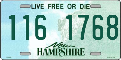NH license plate 1161768