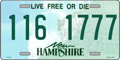 NH license plate 1161777