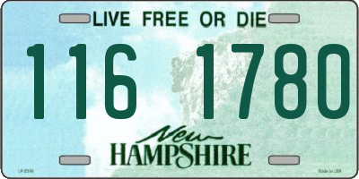 NH license plate 1161780