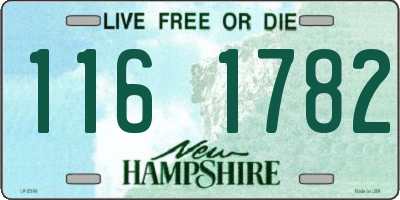 NH license plate 1161782