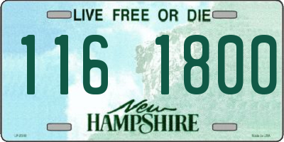 NH license plate 1161800