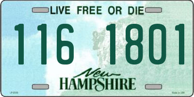 NH license plate 1161801