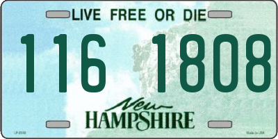 NH license plate 1161808