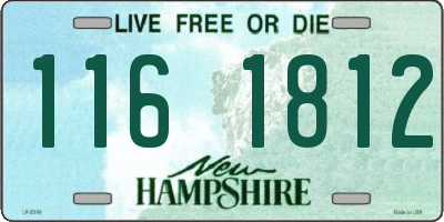 NH license plate 1161812