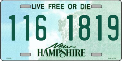 NH license plate 1161819