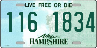 NH license plate 1161834