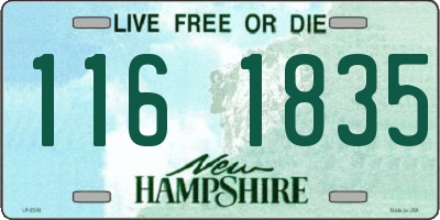 NH license plate 1161835