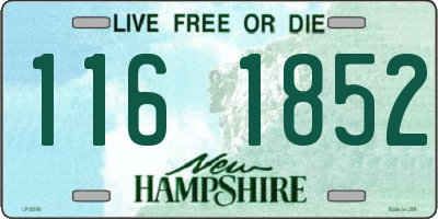 NH license plate 1161852