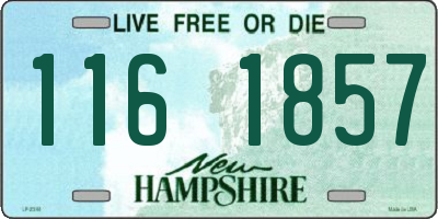 NH license plate 1161857