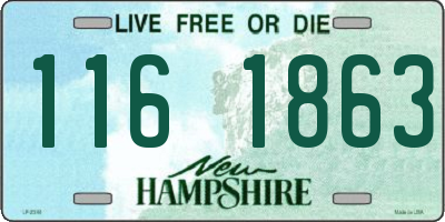 NH license plate 1161863