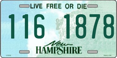 NH license plate 1161878