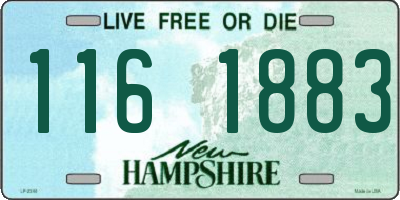 NH license plate 1161883