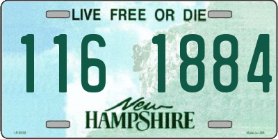 NH license plate 1161884