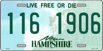 NH license plate 1161906