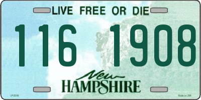 NH license plate 1161908