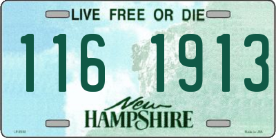 NH license plate 1161913