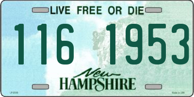 NH license plate 1161953