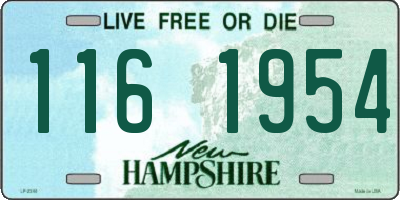 NH license plate 1161954