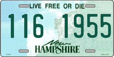NH license plate 1161955