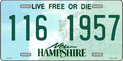 NH license plate 1161957