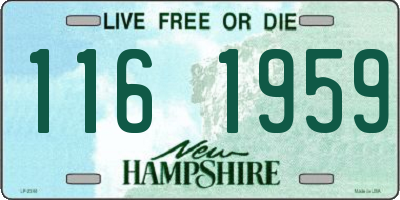 NH license plate 1161959