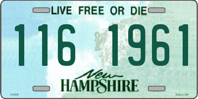 NH license plate 1161961