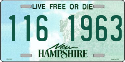 NH license plate 1161963