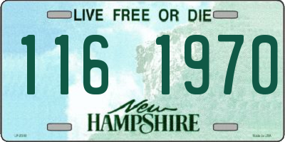 NH license plate 1161970