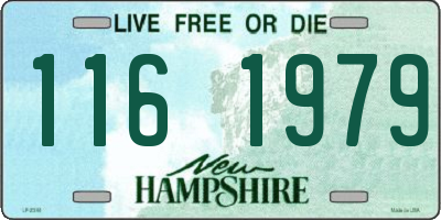 NH license plate 1161979