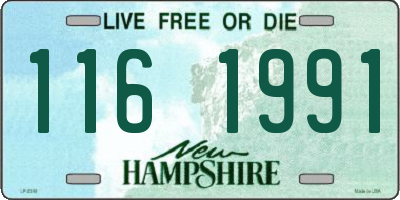 NH license plate 1161991